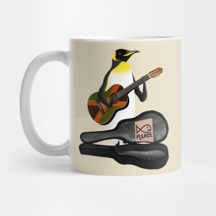 Penguin Playing Guitar Mug